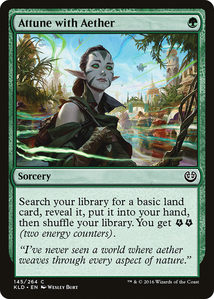 Attune with Aether (KLD-145) - Kaladesh - Premium MTG Single from Wizards of the Coast - Just $0.08! Shop now at Game Crave Tournament Store