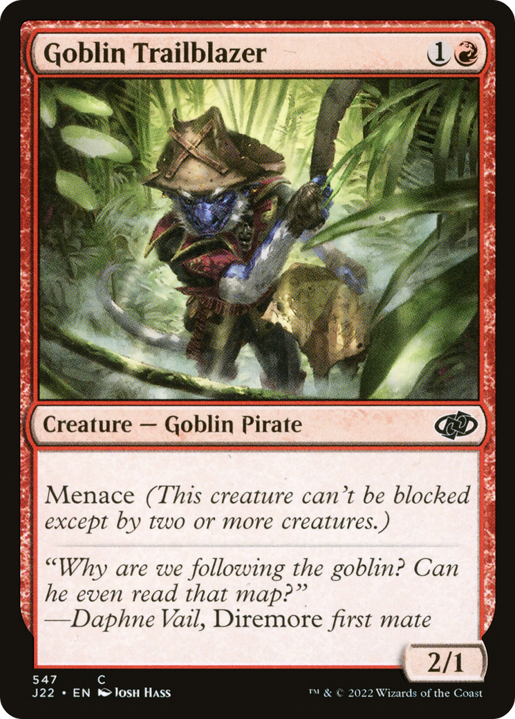 Goblin Trailblazer (J22-547) - Jumpstart 2022 - Premium MTG Single from Wizards of the Coast - Just $0.08! Shop now at Game Crave Tournament Store