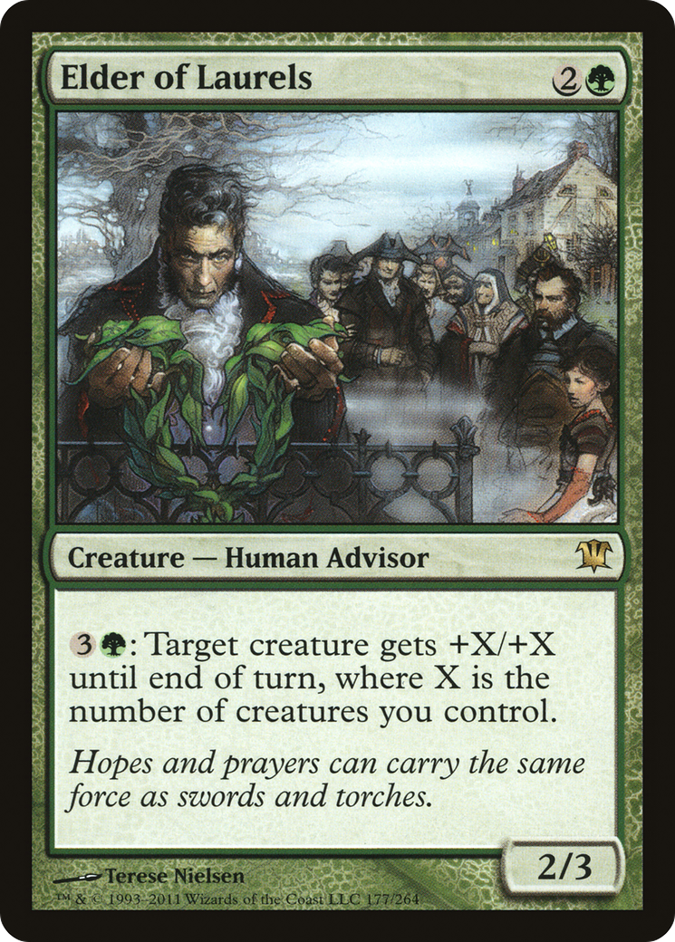 Elder of Laurels (ISD-177) - Innistrad - Premium MTG Single from Wizards of the Coast - Just $0.08! Shop now at Game Crave Tournament Store