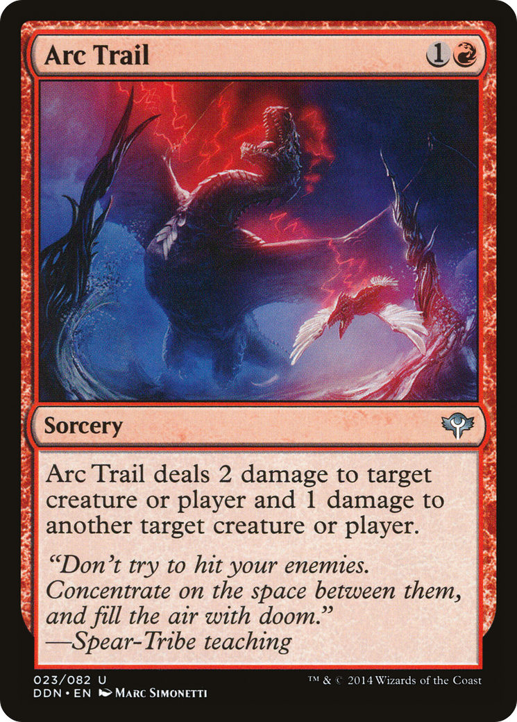 Arc Trail (DDN-023) - Duel Decks: Speed vs. Cunning - Premium MTG Single from Wizards of the Coast - Just $0.25! Shop now at Game Crave Tournament Store