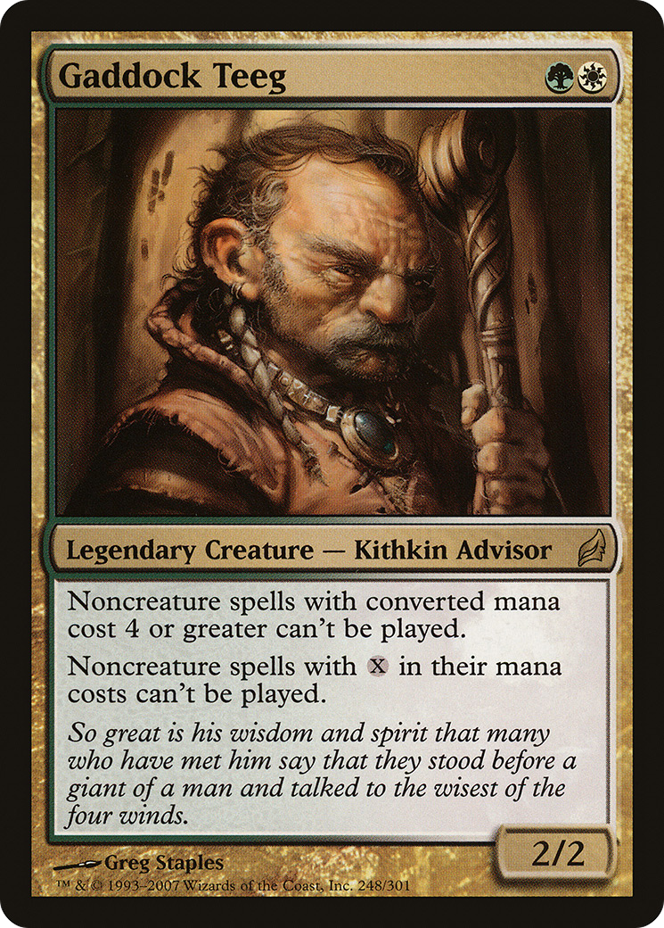 Gaddock Teeg (LRW-248) - Lorwyn - Premium MTG Single from Wizards of the Coast - Just $2.57! Shop now at Game Crave Tournament Store