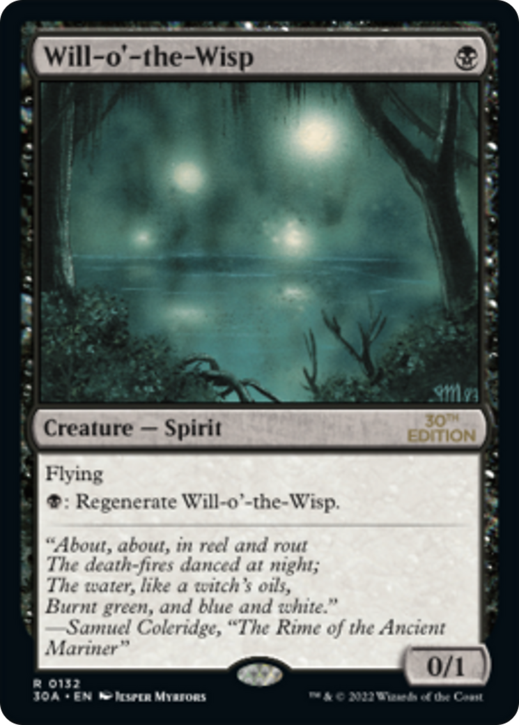 Will-o'-the-Wisp (30A-132) - 30th Anniversary Edition - Premium MTG Single from Wizards of the Coast - Just $24.83! Shop now at Game Crave Tournament Store