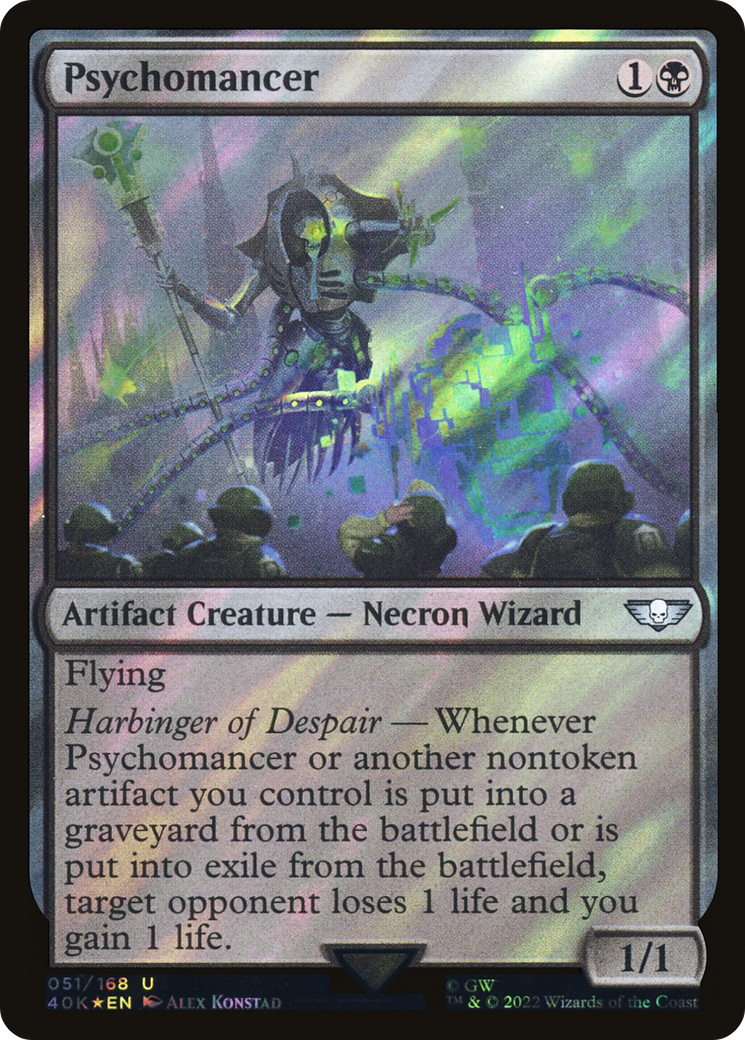 Psychomancer (40K-51★) - Warhammer 40,000 Commander Foil - Premium MTG Single from Wizards of the Coast - Just $0.62! Shop now at Game Crave Tournament Store