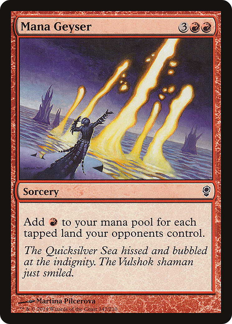Mana Geyser (CNS-147) - Conspiracy - Premium MTG Single from Wizards of the Coast - Just $0.76! Shop now at Game Crave Tournament Store