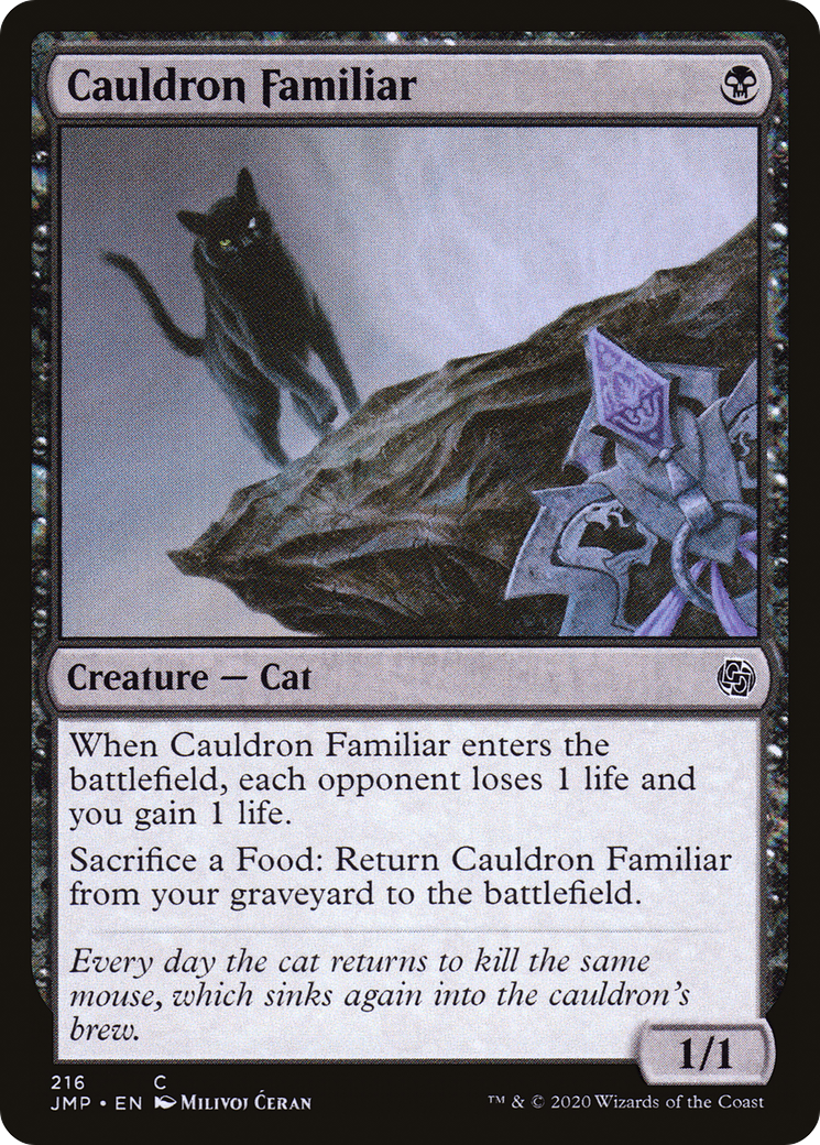 Cauldron Familiar (JMP-216) - Jumpstart - Premium MTG Single from Wizards of the Coast - Just $0.38! Shop now at Game Crave Tournament Store