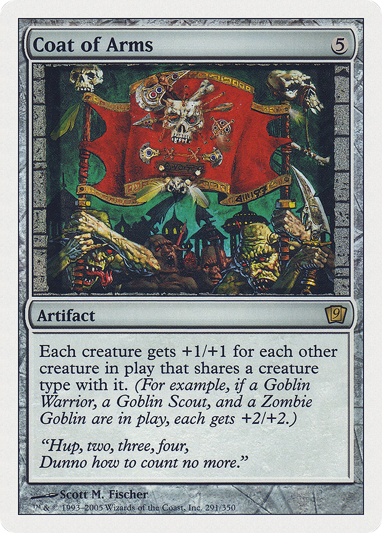 Coat of Arms (9ED-291) - Ninth Edition - Premium MTG Single from Wizards of the Coast - Just $3.79! Shop now at Game Crave Tournament Store