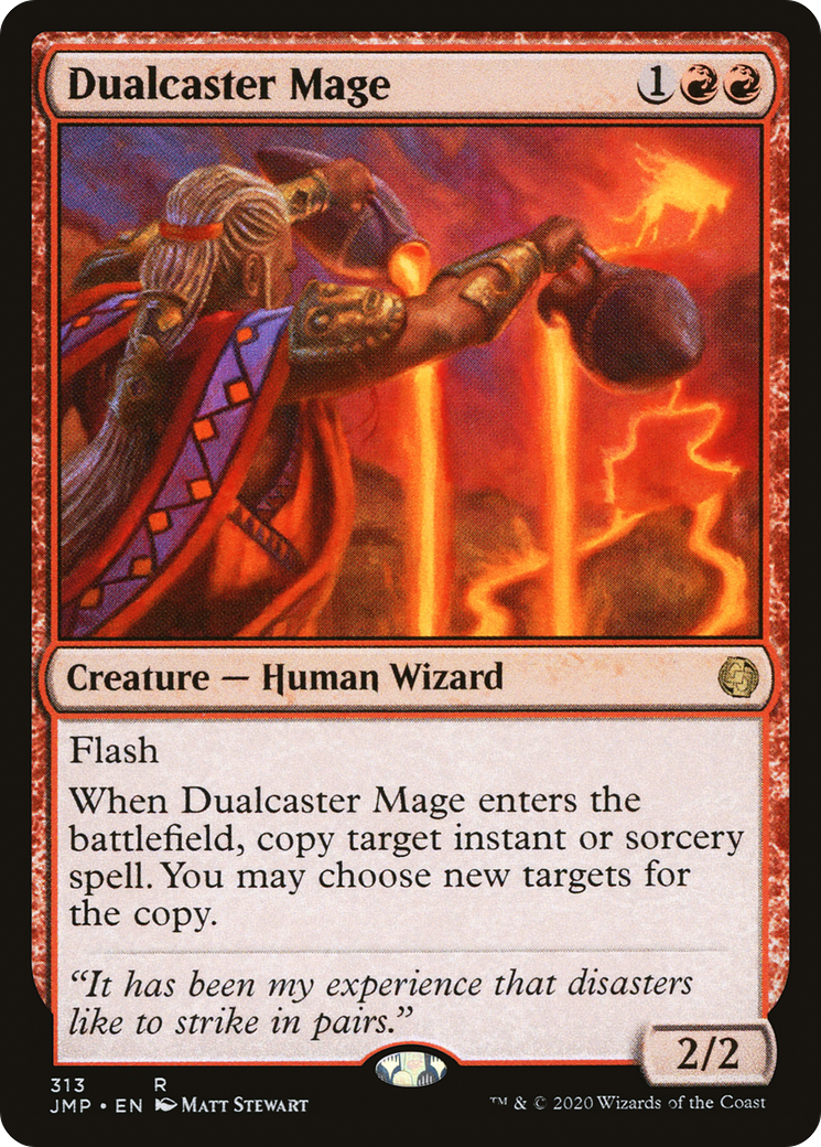 Dualcaster Mage (JMP-313) - Jumpstart - Premium MTG Single from Wizards of the Coast - Just $0.54! Shop now at Game Crave Tournament Store