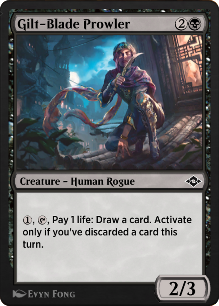 Gilt-Blade Prowler (J21-332) - Jumpstart: Historic Horizons - Premium MTG Single from Wizards of the Coast - Just $0! Shop now at Game Crave Tournament Store