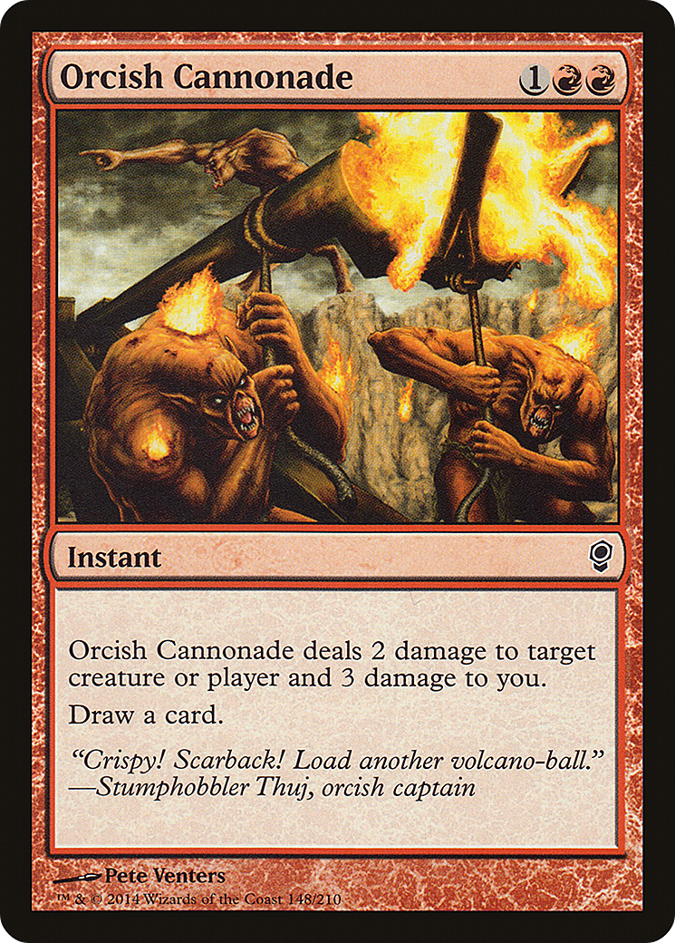 Orcish Cannonade (CNS-148) - Conspiracy - Premium MTG Single from Wizards of the Coast - Just $0.08! Shop now at Game Crave Tournament Store