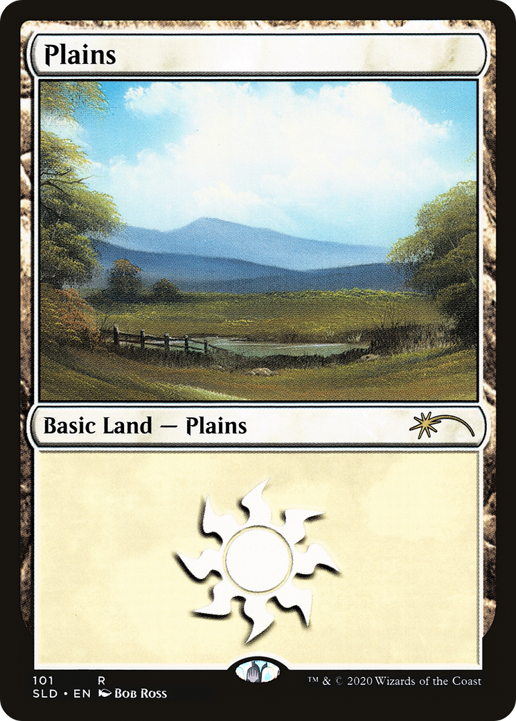 Plains (SLD-101) - Secret Lair Drop Foil - Premium MTG Single from Wizards of the Coast - Just $0.40! Shop now at Game Crave Tournament Store