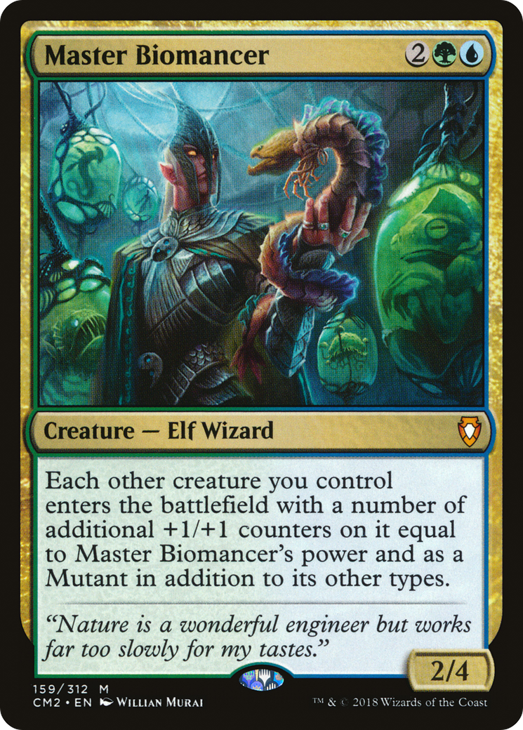 Master Biomancer (CM2-159) - Commander Anthology Volume II - Premium MTG Single from Wizards of the Coast - Just $0.13! Shop now at Game Crave Tournament Store