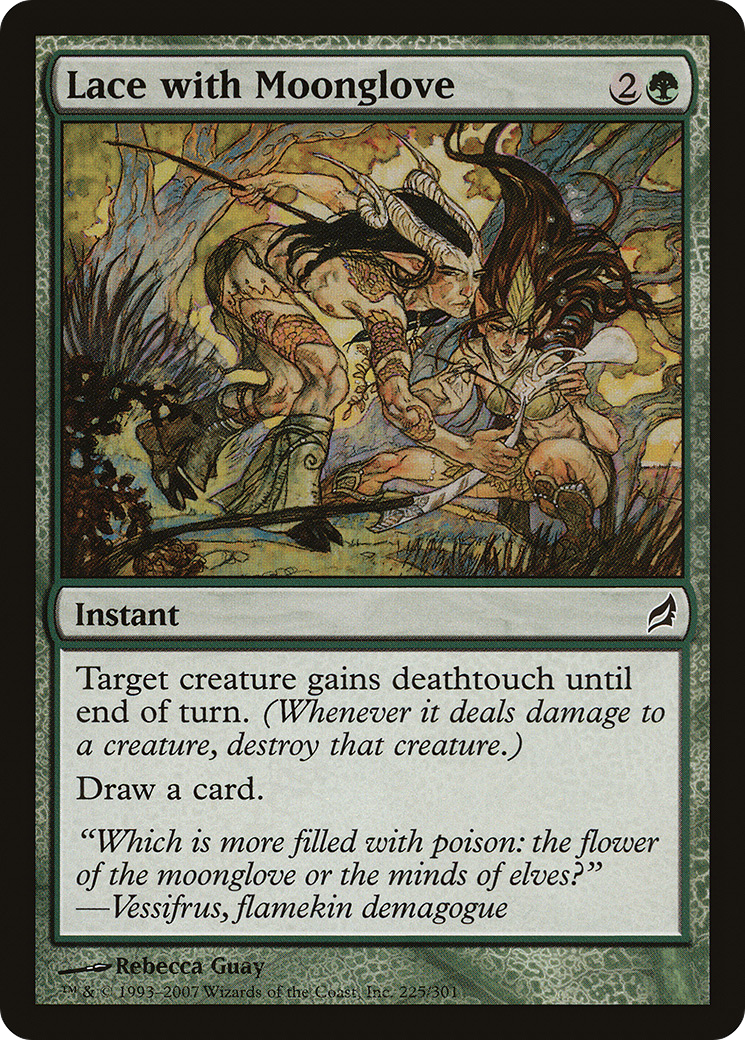 Lace with Moonglove (LRW-225) - Lorwyn - Premium MTG Single from Wizards of the Coast - Just $0.08! Shop now at Game Crave Tournament Store