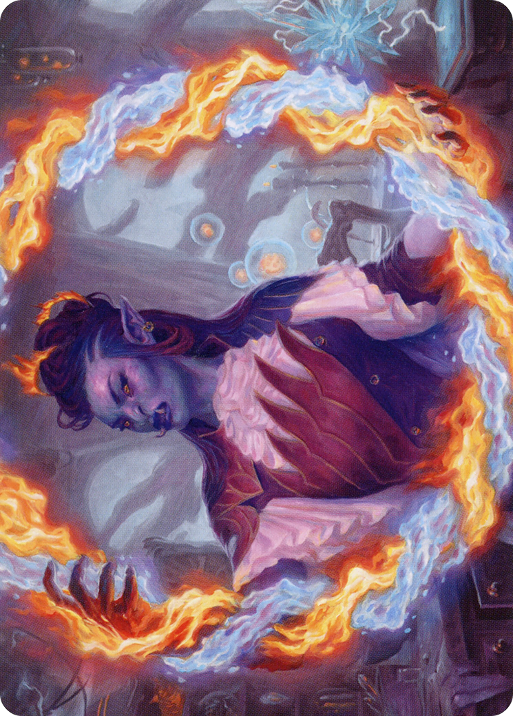 Rootha, Mercurial Artist // Rootha, Mercurial Artist (ASTX-038) - Strixhaven Art Series (Borderless) Foil - Premium MTG Single from Wizards of the Coast - Just $0! Shop now at Game Crave Tournament Store