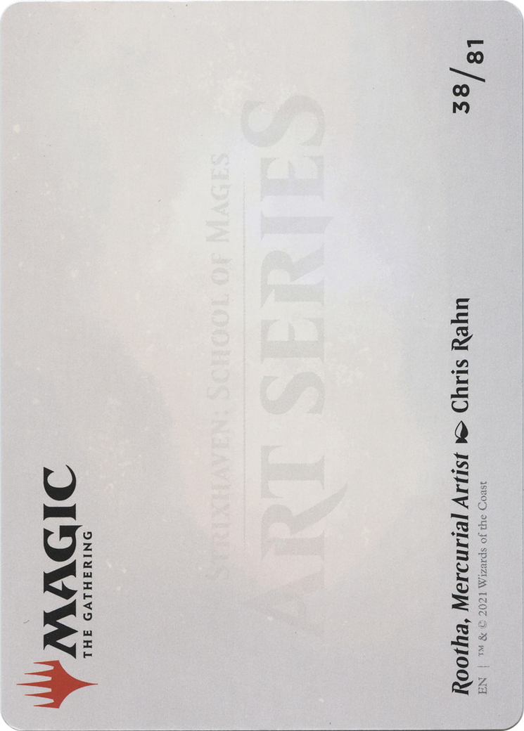 Rootha, Mercurial Artist // Rootha, Mercurial Artist (ASTX-038) - Strixhaven Art Series (Borderless) - Premium MTG Single from Wizards of the Coast - Just $0! Shop now at Game Crave Tournament Store