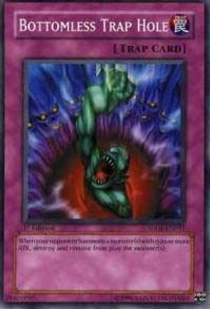 Bottomless Trap Hole (SDDE-EN032) - Structure Deck: The Dark Emperor Unlimited - Premium Yugioh Single from Konami - Just $0.42! Shop now at Game Crave Tournament Store
