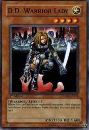 D.D. Warrior Lady (SDDE-EN010) - Structure Deck: The Dark Emperor 1st Edition - Premium Yugioh Single from Konami - Just $0.50! Shop now at Game Crave Tournament Store