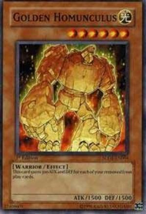 Golden Homunculus (SDDE-EN004) - Structure Deck: The Dark Emperor 1st Edition - Premium Yugioh Single from Konami - Just $0.08! Shop now at Game Crave Tournament Store