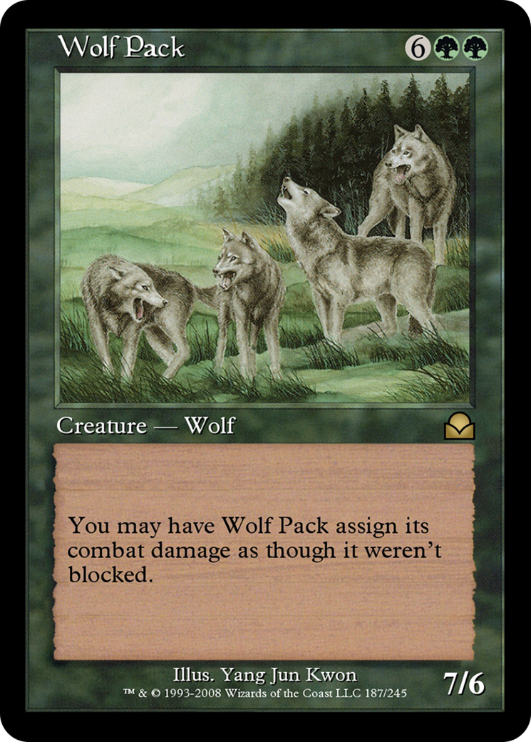 Wolf Pack (ME2-187) - Masters Edition II - Premium MTG Single from Wizards of the Coast - Just $0! Shop now at Game Crave Tournament Store