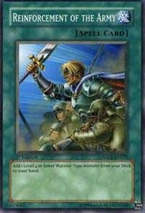 Reinforcement of the Army (SDDE-EN022) - Structure Deck: The Dark Emperor Unlimited - Premium Yugioh Single from Konami - Just $0.25! Shop now at Game Crave Tournament Store