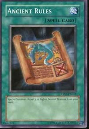 Ancient Rules (CP07-EN019) - Champion Pack 7 Unlimited - Premium Yugioh Single from Konami - Just $0.68! Shop now at Game Crave Tournament Store