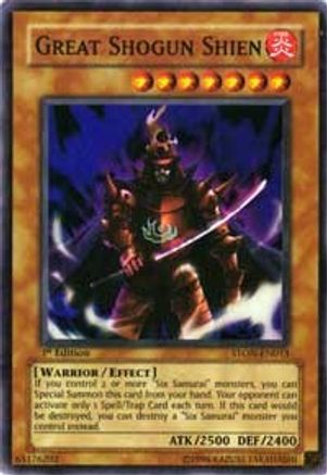 Great Shogun Shien (CP08-EN008) - Champion Pack 8 Unlimited - Premium Yugioh Single from Konami - Just $0.52! Shop now at Game Crave Tournament Store