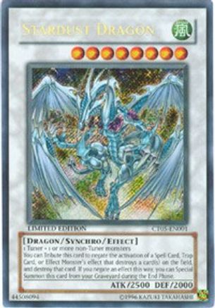 Stardust Dragon (CT05-EN001) - 2008 Collectors Tin Limited - Premium Yugioh Single from Konami - Just $20.58! Shop now at Game Crave Tournament Store