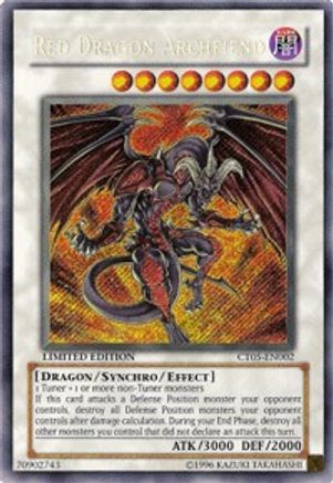 Red Dragon Archfiend (CT05-EN002) - 2008 Collectors Tin Limited - Premium Yugioh Single from Konami - Just $4.73! Shop now at Game Crave Tournament Store