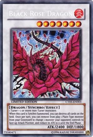 Black Rose Dragon (CT05-EN003) - 2008 Collectors Tin Limited - Premium Yugioh Single from Konami - Just $10.22! Shop now at Game Crave Tournament Store