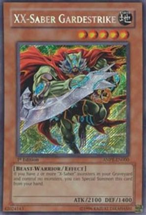 XX-Saber Gardestrike (ANPR-EN000) - Ancient Prophecy 1st Edition - Premium Yugioh Single from Konami - Just $11.25! Shop now at Game Crave Tournament Store