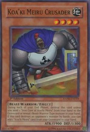 Koa'ki Meiru Crusader (ANPR-EN019) - Ancient Prophecy 1st Edition - Premium Yugioh Single from Konami - Just $8.43! Shop now at Game Crave Tournament Store