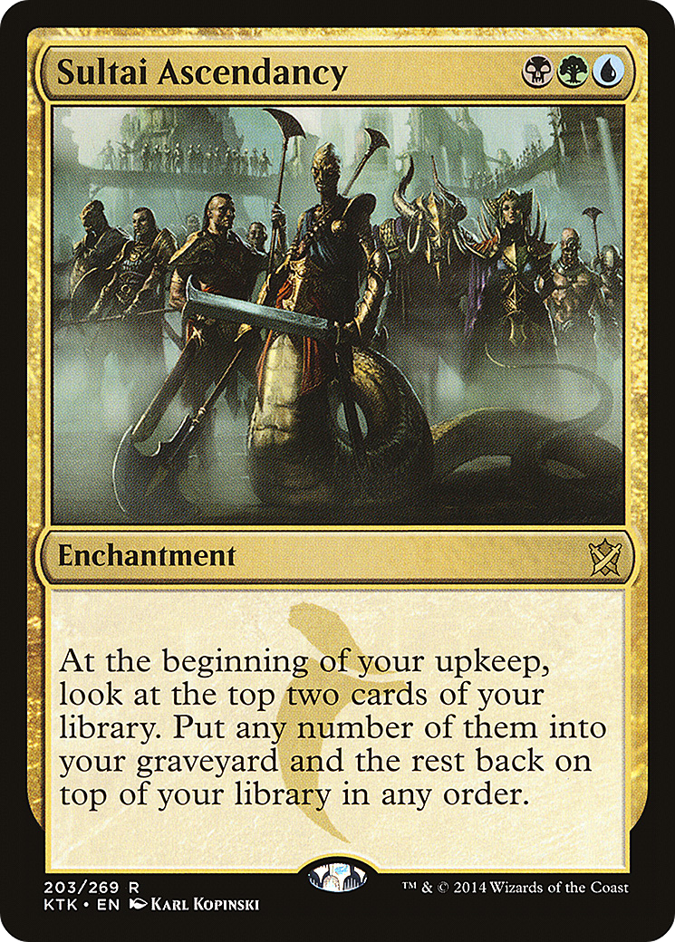 Sultai Ascendancy (KTK-203) - Khans of Tarkir - Premium MTG Single from Wizards of the Coast - Just $0.26! Shop now at Game Crave Tournament Store