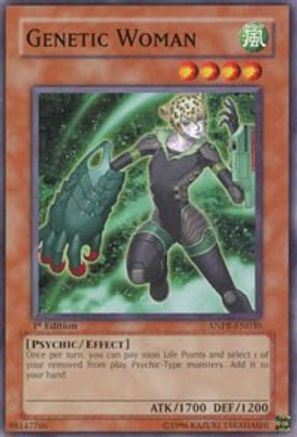 Genetic Woman (ANPR-EN030) - Ancient Prophecy 1st Edition - Premium Yugioh Single from Konami - Just $0.25! Shop now at Game Crave Tournament Store