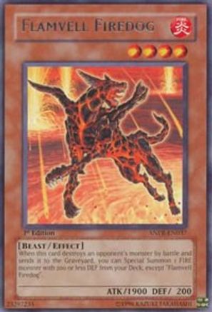 Flamvell Firedog (ANPR-EN037) - Ancient Prophecy Unlimited - Premium Yugioh Single from Konami - Just $0.33! Shop now at Game Crave Tournament Store