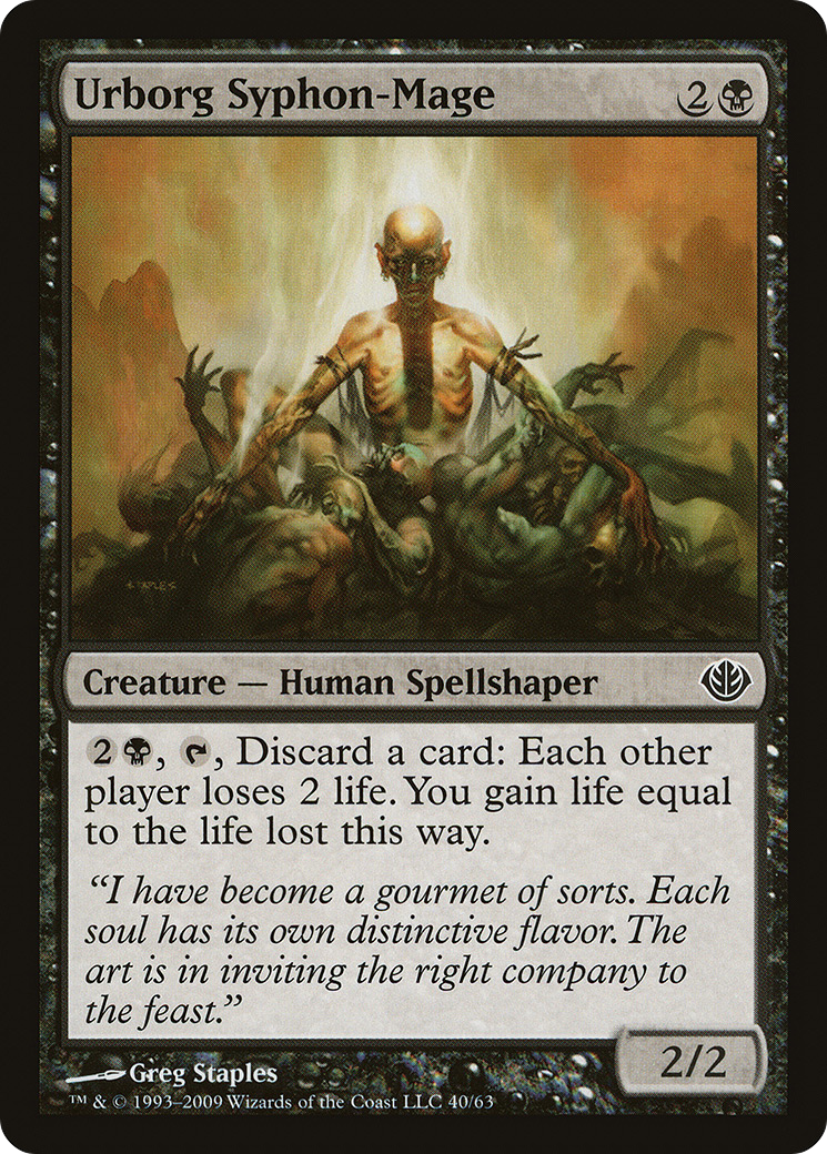 Urborg Syphon-Mage (DDD-040) - Duel Decks: Garruk vs. Liliana - Premium MTG Single from Wizards of the Coast - Just $0.25! Shop now at Game Crave Tournament Store