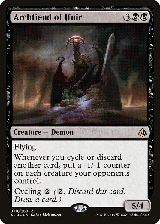 Archfiend of Ifnir (AKH-078) - Amonkhet - Premium MTG Single from Wizards of the Coast - Just $1.26! Shop now at Game Crave Tournament Store