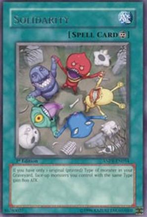 Solidarity (ANPR-EN054) - Ancient Prophecy 1st Edition - Premium Yugioh Single from Konami - Just $5.15! Shop now at Game Crave Tournament Store