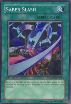 Saber Slash (ANPR-EN058) - Ancient Prophecy 1st Edition - Premium Yugioh Single from Konami - Just $2.28! Shop now at Game Crave Tournament Store