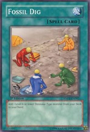 Fossil Dig (ANPR-EN062) - Ancient Prophecy 1st Edition - Premium Yugioh Single from Konami - Just $0.26! Shop now at Game Crave Tournament Store