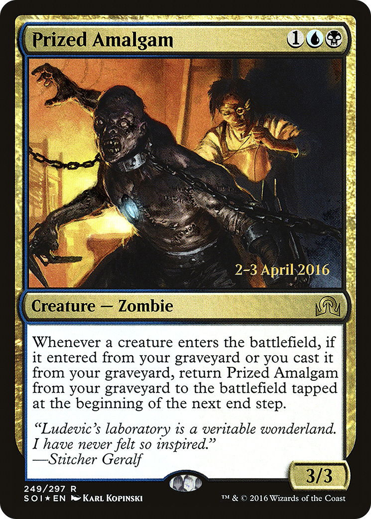 Prized Amalgam (PSOI-249S) - Shadows over Innistrad Promos Foil - Premium MTG Single from Wizards of the Coast - Just $0.67! Shop now at Game Crave Tournament Store