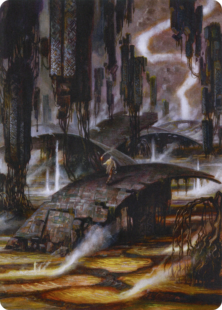 Grimclimb Pathway // Grimclimb Pathway (AZNR-024) - Zendikar Rising Art Series (Borderless) - Premium MTG Single from Wizards of the Coast - Just $0! Shop now at Game Crave Tournament Store