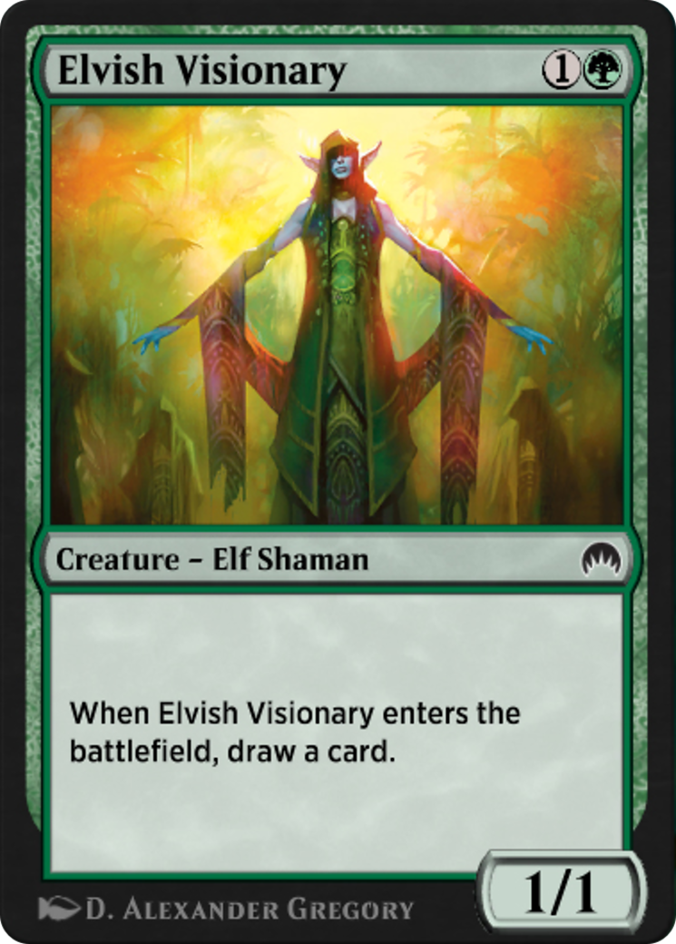 Elvish Visionary (HA1-013) - Historic Anthology 1 - Premium MTG Single from Wizards of the Coast - Just $0! Shop now at Game Crave Tournament Store