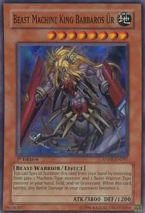 Beast Machine King Barbaros Ur (ANPR-EN097) - Ancient Prophecy Unlimited - Premium Yugioh Single from Konami - Just $0.43! Shop now at Game Crave Tournament Store