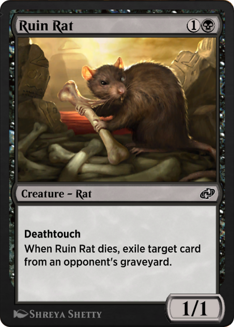 Ruin Rat (J21-381) - Jumpstart: Historic Horizons - Premium MTG Single from Wizards of the Coast - Just $0! Shop now at Game Crave Tournament Store