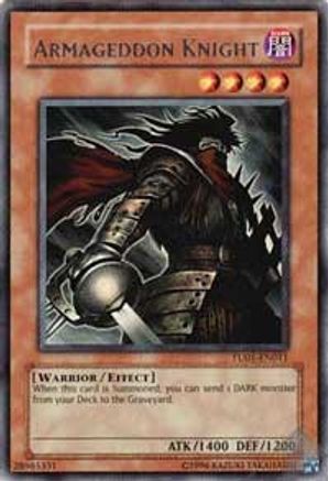 Armageddon Knight (TU01-EN011) - Turbo Pack Booster One Pack Unlimited - Premium Yugioh Single from Konami - Just $1.74! Shop now at Game Crave Tournament Store