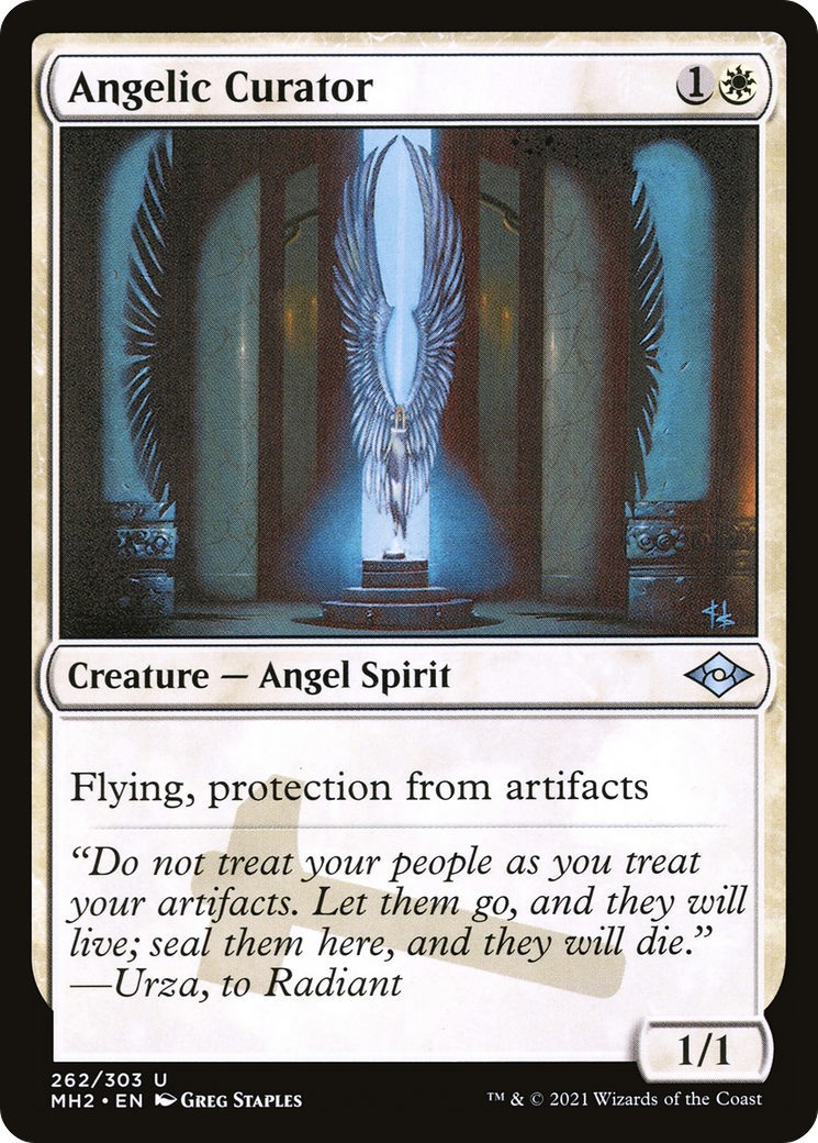 Angelic Curator (MH2-262) - Modern Horizons 2 - Premium MTG Single from Wizards of the Coast - Just $0.08! Shop now at Game Crave Tournament Store
