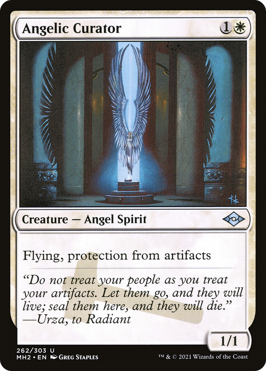 Angelic Curator (MH2-262) - Modern Horizons 2 - Premium MTG Single from Wizards of the Coast - Just $0.08! Shop now at Game Crave Tournament Store
