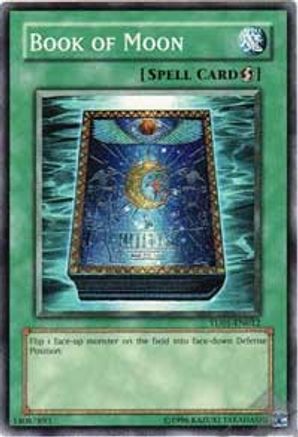 Book of Moon (TU01-EN012) - Turbo Pack Booster One Pack Unlimited - Premium Yugioh Single from Konami - Just $1.02! Shop now at Game Crave Tournament Store