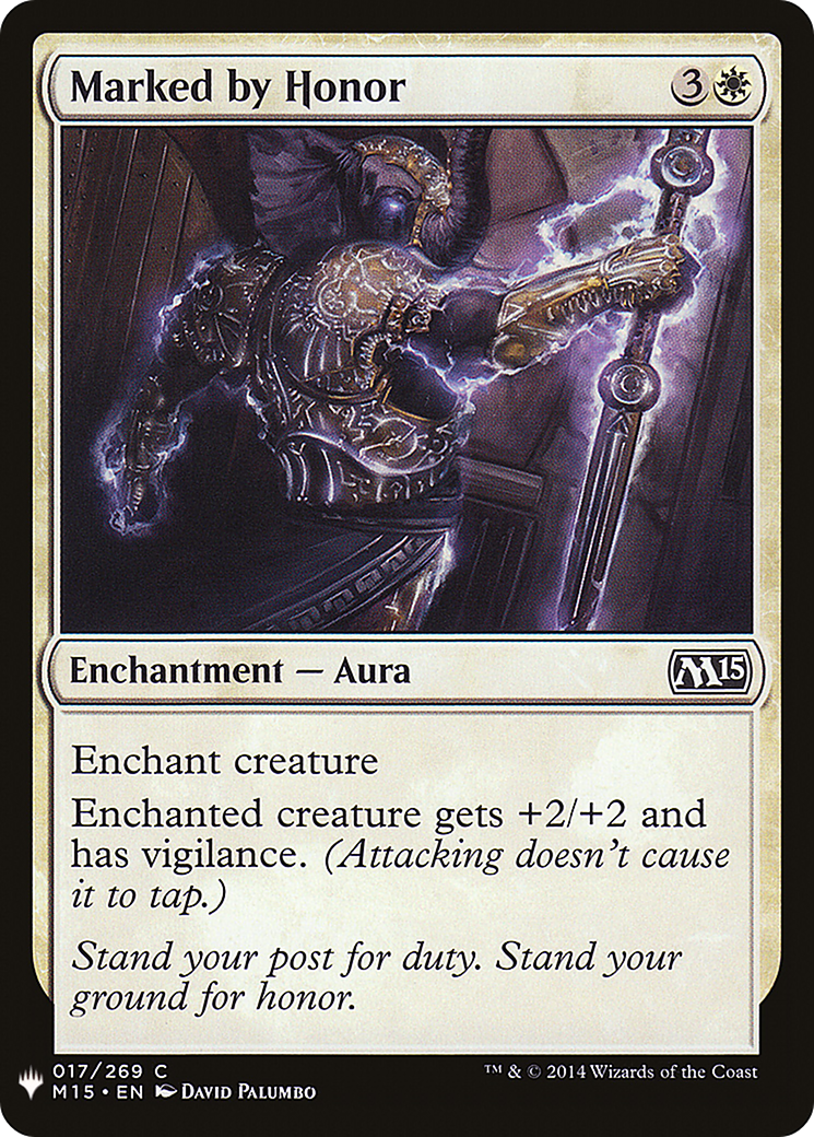 Marked by Honor (MB1-173) - Mystery Booster - Premium MTG Single from Wizards of the Coast - Just $0.08! Shop now at Game Crave Tournament Store