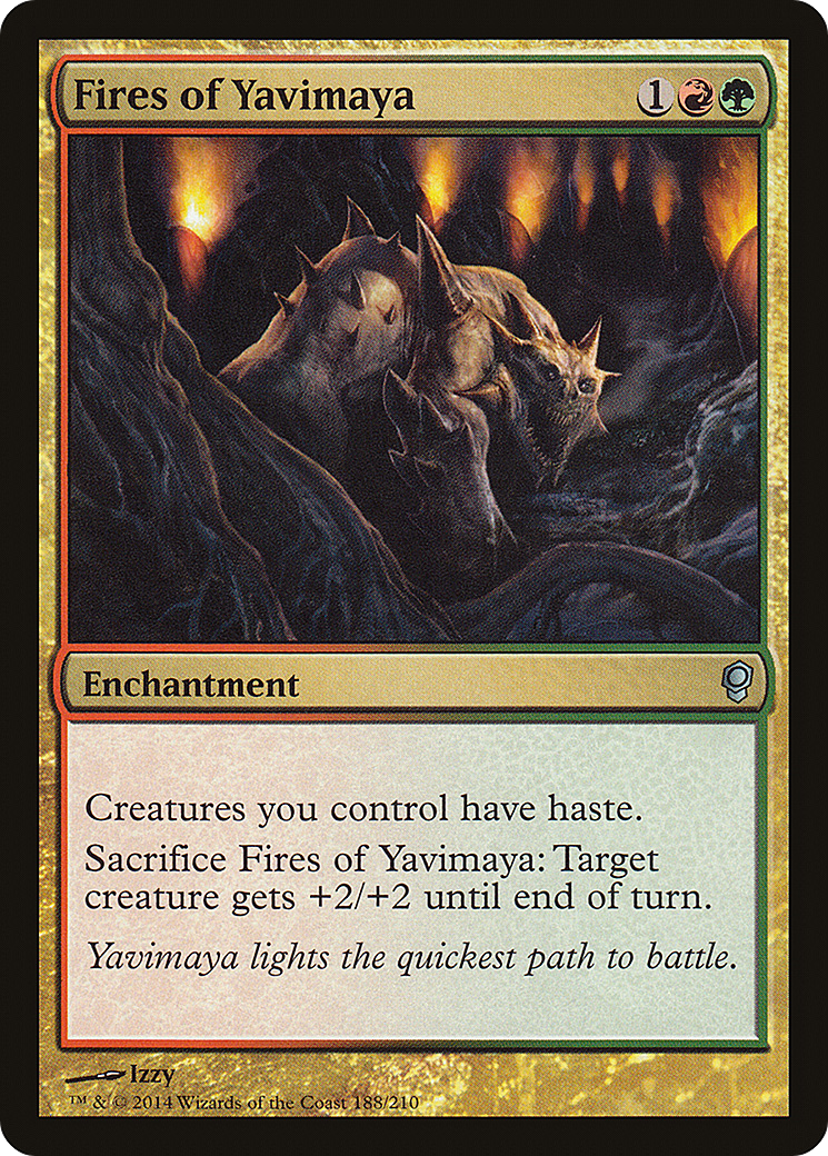Fires of Yavimaya (CNS-188) - Conspiracy Foil - Premium MTG Single from Wizards of the Coast - Just $2.88! Shop now at Game Crave Tournament Store