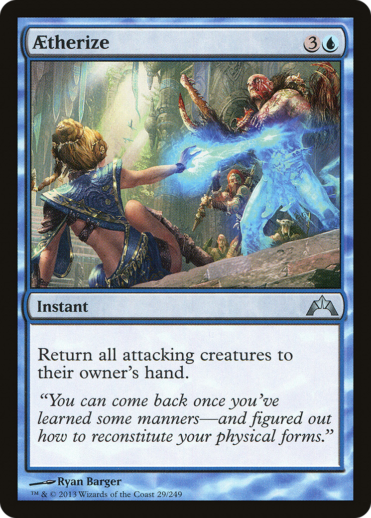 Aetherize (GTC-029) - Gatecrash Foil - Premium MTG Single from Wizards of the Coast - Just $0.80! Shop now at Game Crave Tournament Store